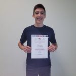 1. Preis für die abschließende Arbeit von Matthis Tradel beim ABA Preis Astrophysik und Raumfahrt